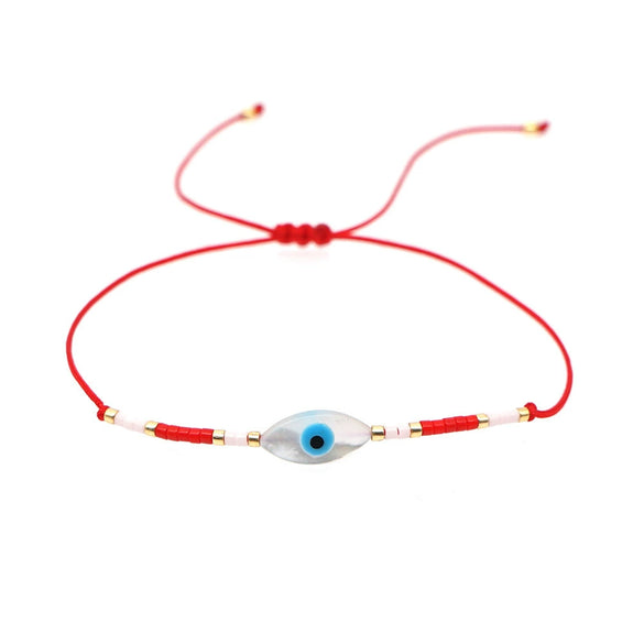 Bracelet Glass Glaze Geometric Handwoven Style For Women