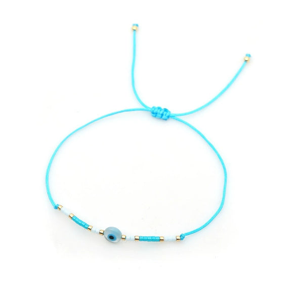 Bracelet Glass Glaze Geometric Handwoven Style For Women