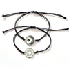 Bracelet Glass Glaze Handwoven Unisex Sun And Moon Luminous Couple Style