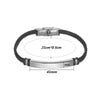 Bracelet Imitation Leather Twist Braided Electroplated Women's Couple