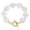 Bracelet Imitation Pearl Geometric Handmade Unisex Retro Love Butterfly Style