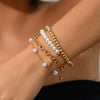Bracelet Imitation Pearl Geometric Handmade