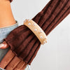 Bracelet Imitation Pearl Resin Geometric Handmade Exaggerated Sweet Cool Ins Style