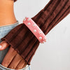 Bracelet Imitation Pearl Resin Geometric Handmade Exaggerated Sweet Cool Ins Style