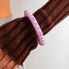 Bracelet Imitation Pearl Resin Geometric Handmade Exaggerated Sweet Cool Ins Style