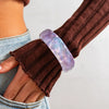 Bracelet Imitation Pearl Resin Geometric Handmade Exaggerated Sweet Cool Ins Style