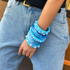 Bracelet Imitation Pearl Resin Geometric Handmade Exaggerated Sweet Cool Ins Style