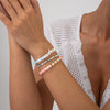 Bracelet Imitation Pearl Rice Beads Star Geometric Handmade Animal Simple Style