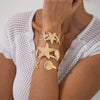 Bracelet Iron Metal Starfish Conch Pockmarked Surface Shell Electroplating Stacking Animal Style Women's