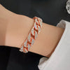Bracelet Jewelry Alloy Geometric Diamond Retro Trendy Exaggerated Personality Unisex