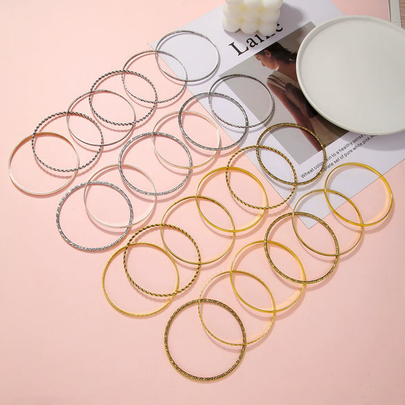 Bracelet Jewelry Alloy Iron Electroplating Retro Geometric Style For Women