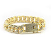 Bracelet Jewelry Alloy Rhinestone Geometric Punk Style Electroplating