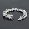 Bracelet Jewelry Alloy Rhinestone Geometric Punk Style Electroplating