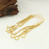 Bracelet Jewelry Freshwater Pearl Ot Buckle 316L Stainless Steel 18K Gold Plated Geometric Design For Women