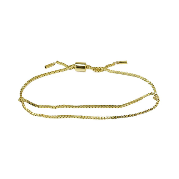 Bracelet Jewelry Gold Plated Geometric Letters Inlaid Zircon Electroplating
