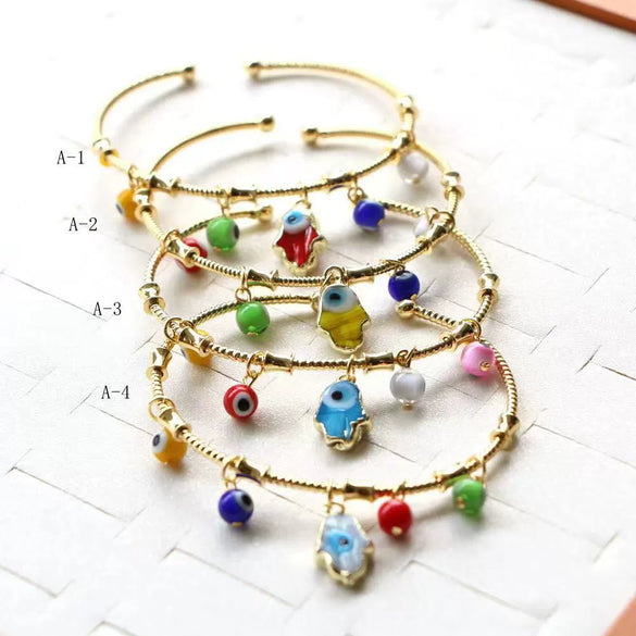 Bracelet Jewelry Metal Geometric Oildropping Electroplating Niche Style