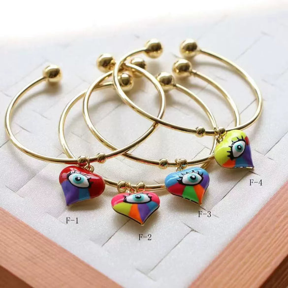 Bracelet Jewelry Metal Geometric Oildropping Electroplating Niche Style