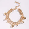 Bracelet Jewelry Multi Layer Heart Crown Pendant Lovely Style