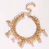 Bracelet Jewelry Multi Layer Heart Crown Pendant Lovely Style