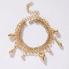 Bracelet Jewelry Multi Layer Heart Crown Pendant Lovely Style