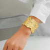 Bracelet Jewelry Punk Alloy Geometric Electroplating Irregular Opening