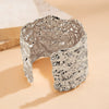 Bracelet Jewelry Punk Alloy Geometric Electroplating Irregular Opening