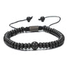 Bracelet Jewelry Stone Hand Woven Round Beaded Unisex Exotic Style