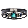 Bracelet Leather Woven Constellation Pattern Personality Style