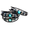 Bracelet Leather Woven Constellation Pattern Personality Style