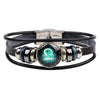 Bracelet Leather Woven Constellation Pattern Personality Style