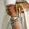 Bracelet Metal Exaggerated Geometric Electroplated