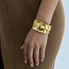Bracelet Metal Exaggerated Geometric Electroplated