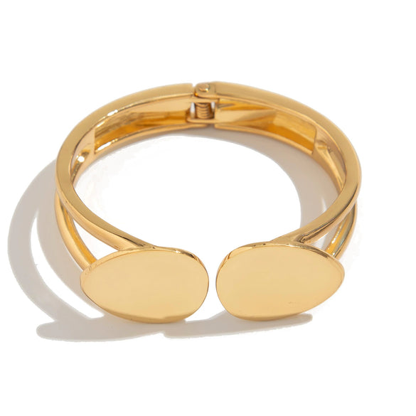 Bracelet Metal Punk Geometric Water Drop Electroplating For Women