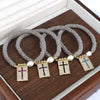 Bracelet Metal Rectangular Heart Microinlay Love Cross Beaded Zirconium Classic