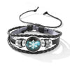 Bracelet Mixed Material Geometric Handmade