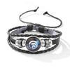 Bracelet Mixed Material Geometric Handmade