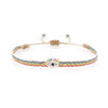Bracelet Mixed Material Handwoven With Letters Numbers Text Pattern For Women