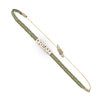 Bracelet Mixed Material Handwoven With Letters Numbers Text Pattern For Women