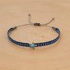 Bracelet Mixed Material Handwoven With Letters Numbers Text Pattern For Women