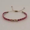 Bracelet Mixed Material Handwoven With Letters Numbers Text Pattern For Women