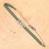 Bracelet Mixed Material Handwoven With Letters Numbers Text Pattern For Women