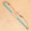 Bracelet Mixed Material Handwoven With Letters Numbers Text Pattern For Women