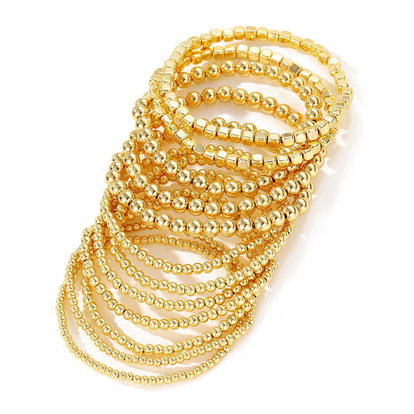 Bracelet Mixed Materials Geometric Electroplating Highend Women's Hand Jewelry