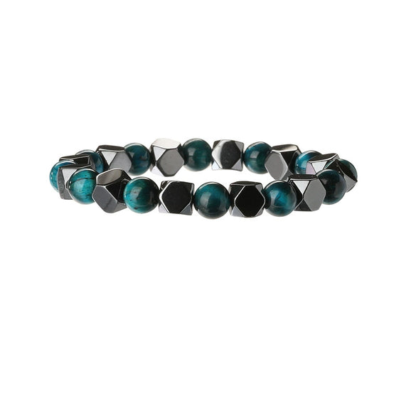 Bracelet Natural Lapis Lazuli Geometric Handmade Jewelry