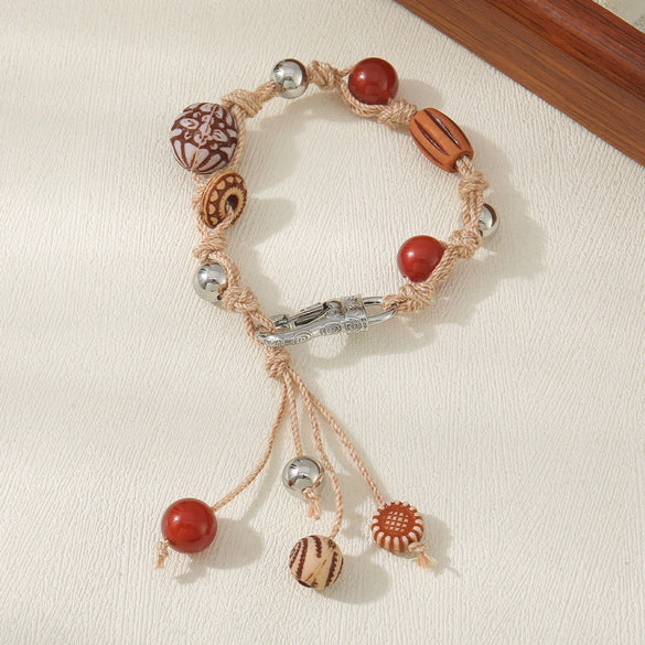 Bracelet Natural Stone Copper Geometric Handmade Jewelry For Women