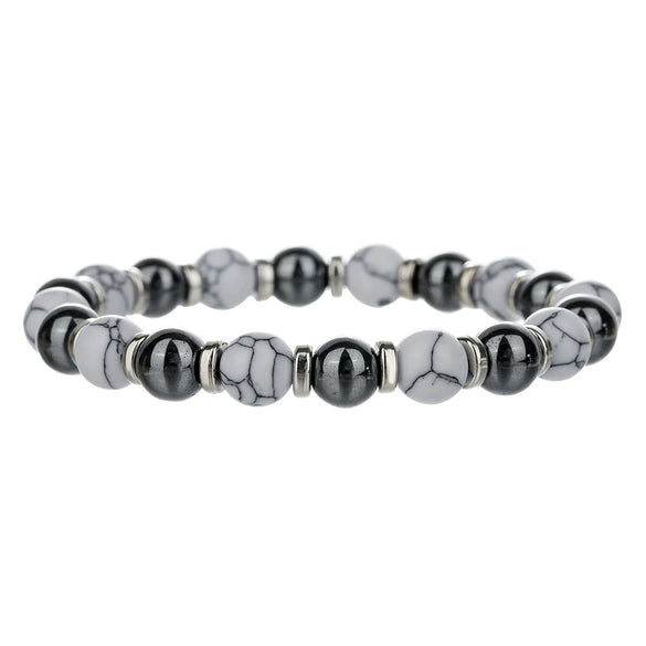 Bracelet Natural Tiger Eye Turquoise Black Gallstone Amethyst Agate Manual Design