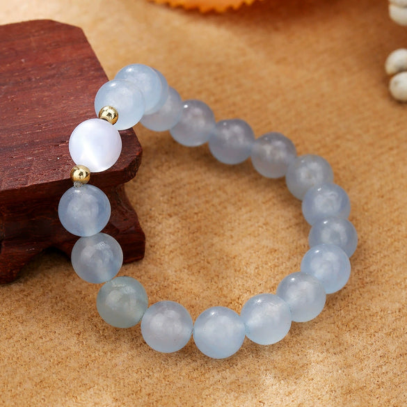Bracelet Natural Tiger Eye Turquoise Black Gallstone Amethyst Agate Manual Design