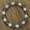 Bracelet Natural Tiger Eye Turquoise Black Gallstone Amethyst Agate Manual Design