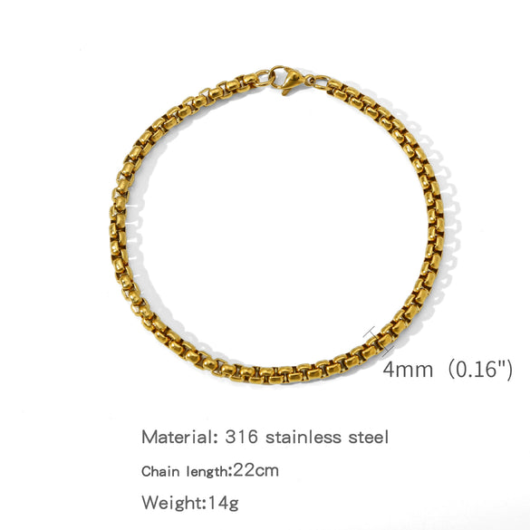 Bracelet Pearl Geometric Punk Rock Unisex Electroplating