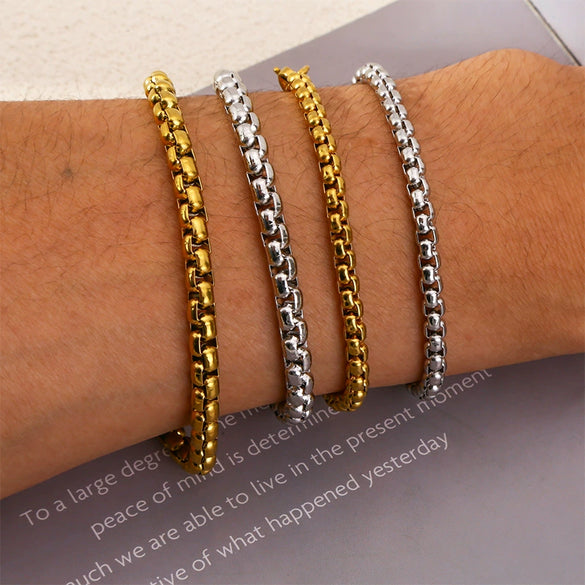 Bracelet Pearl Geometric Punk Rock Unisex Electroplating